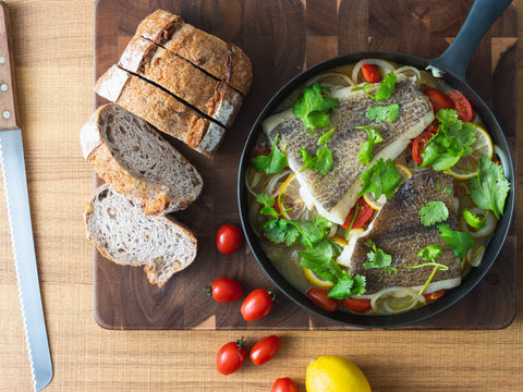 白酒檸檬酸豆蒸比目魚 : 日常裡的小確幸,豐足而美好