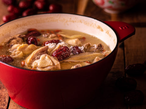 酒釀紅棗雞湯(食譜影片) |Chicken Soup with Fermented Rice and Red Dates