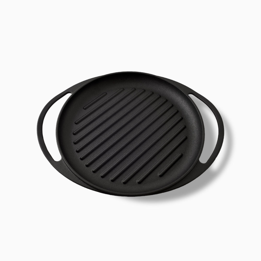 新‧鑄黑 雙耳烤盤 - Flambo 富蘭鍋