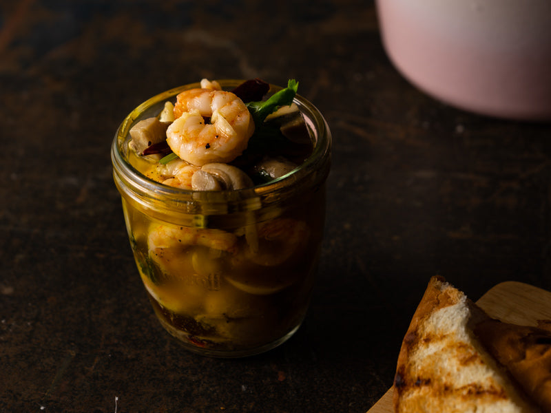西班牙油封蒜味蝦(食譜影片) | Spanish Garlic Shrimp – Gambas al Ajillo