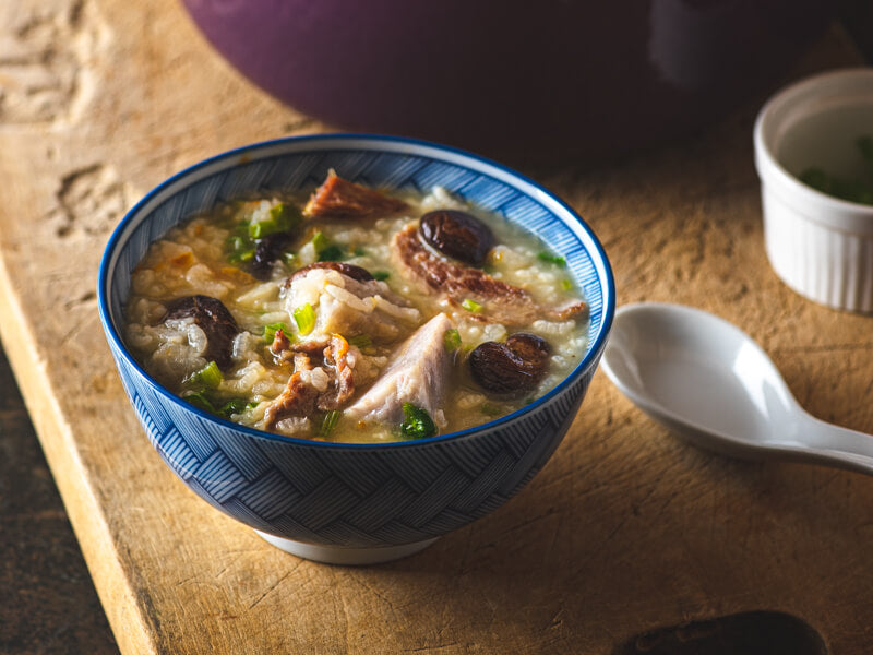 芋頭鹹粥(食譜影片) | Taiwanese Taro and Pork Porridge
