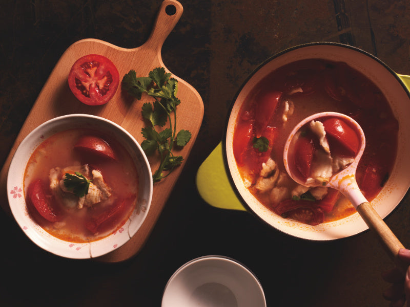 番茄魚片湯：酸酸開胃的好喝湯食譜