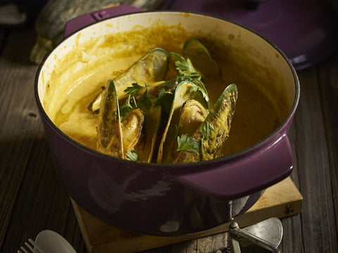 奶油淡菜南瓜濃湯 | Pumpkin Soup with Mussels