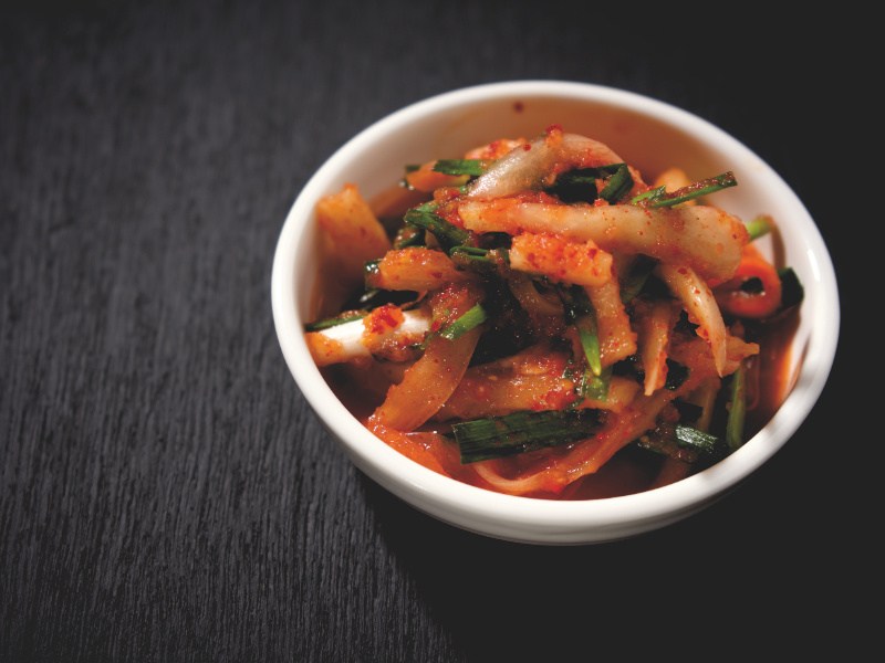 韓式辣蘿蔔：韓國家庭常備開胃菜