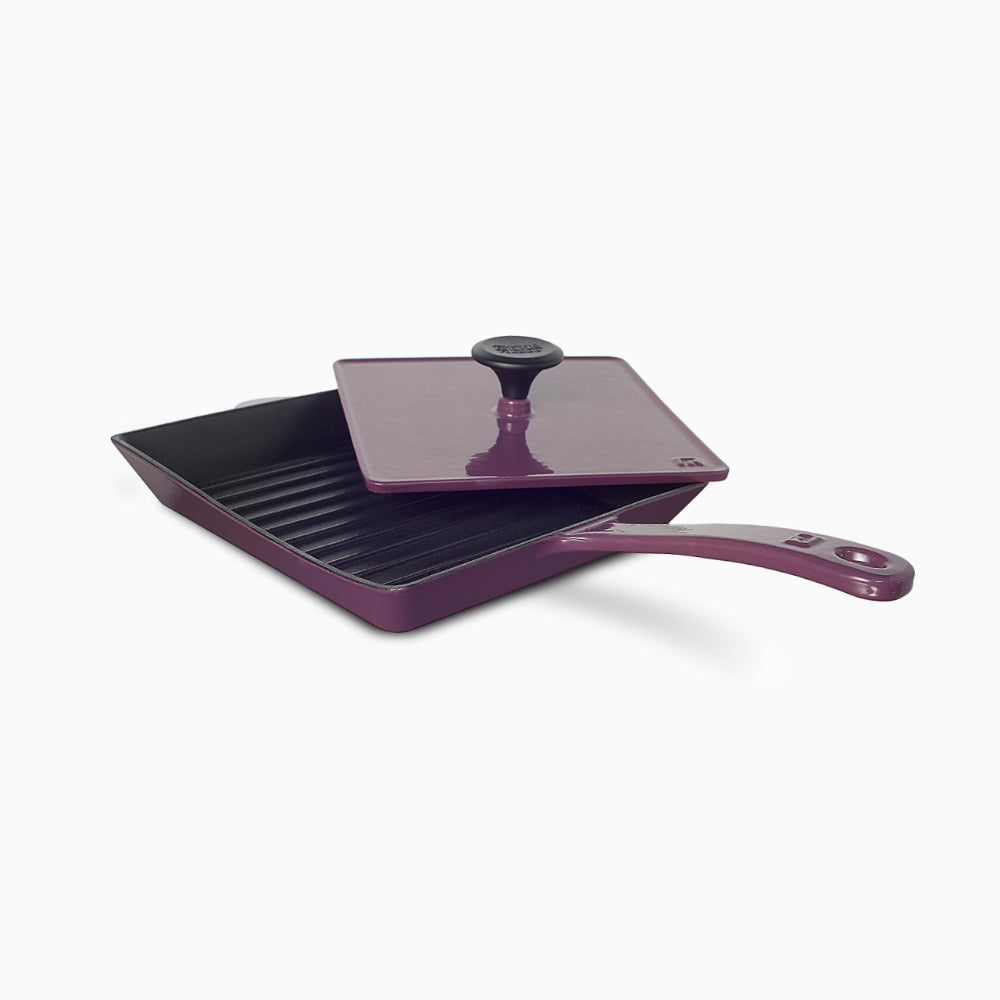醋栗紫 - 『展示Grunge 燒烤盤的醋栗紫色，充分體現其高雅與奢華的設計風格。』